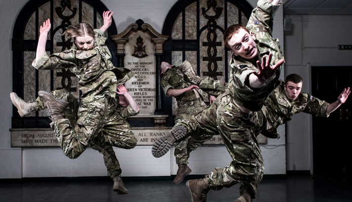 Five Soldiers dance production