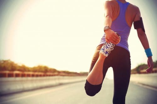 Woman Stretching