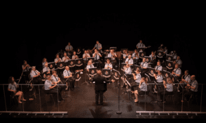 Surrey Police Brass Band playing